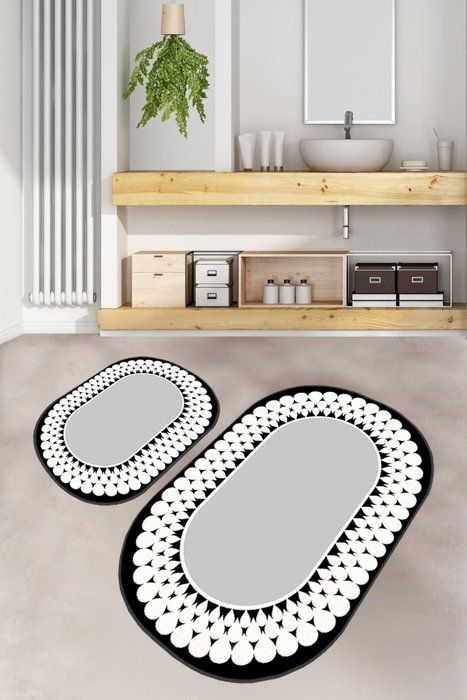 Mijölnir Juego de alfombrillas de baño Balloch Multicolor Mijölnir Juego de alfombrillas de baño Balloch Multicolor